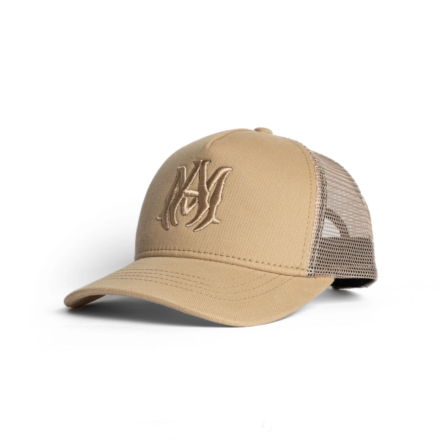 کلاه بیسبالی کتان تراکر پشت تور گلدوزی لوگو Amiri