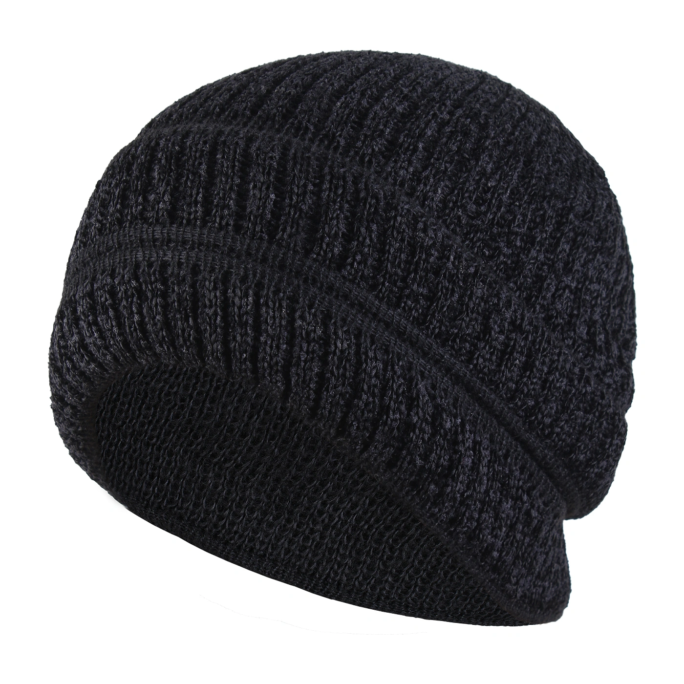 کلاه مردانه مخمل مغزی دار لب برگرد