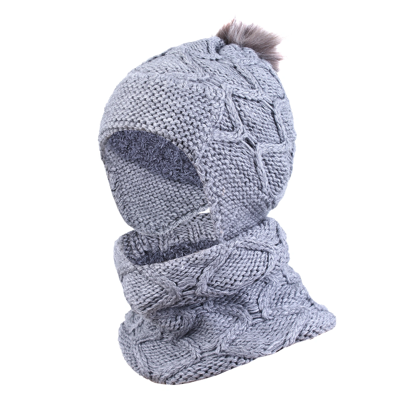 ست کلاه و شال گردنی بافت سام کد 419