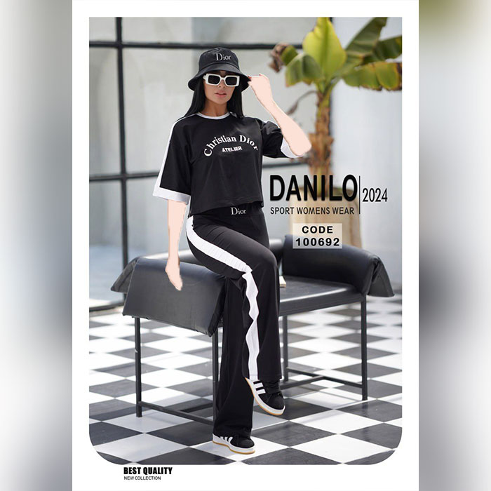 کراپ و شلوار دانیلو Danilo مدل christian dior 