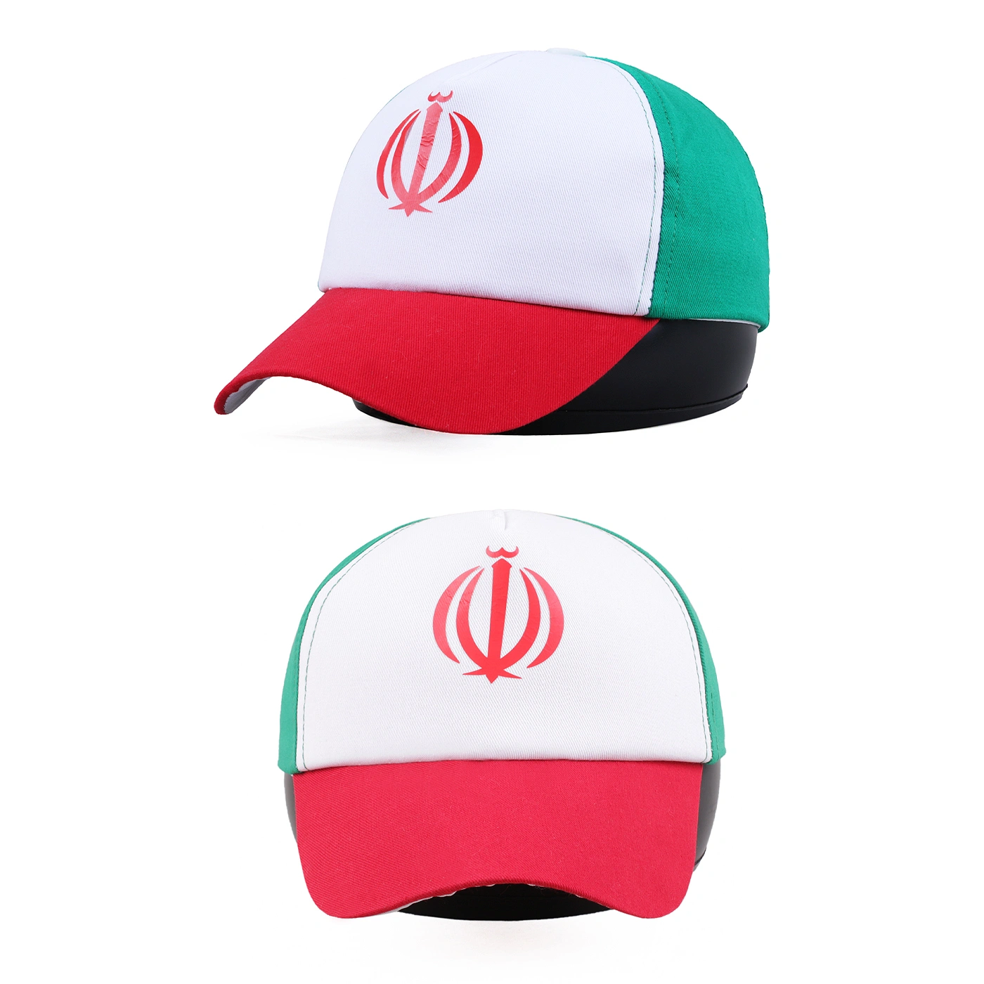 کلاه بیسبالی کتان طرح پرچم ایران