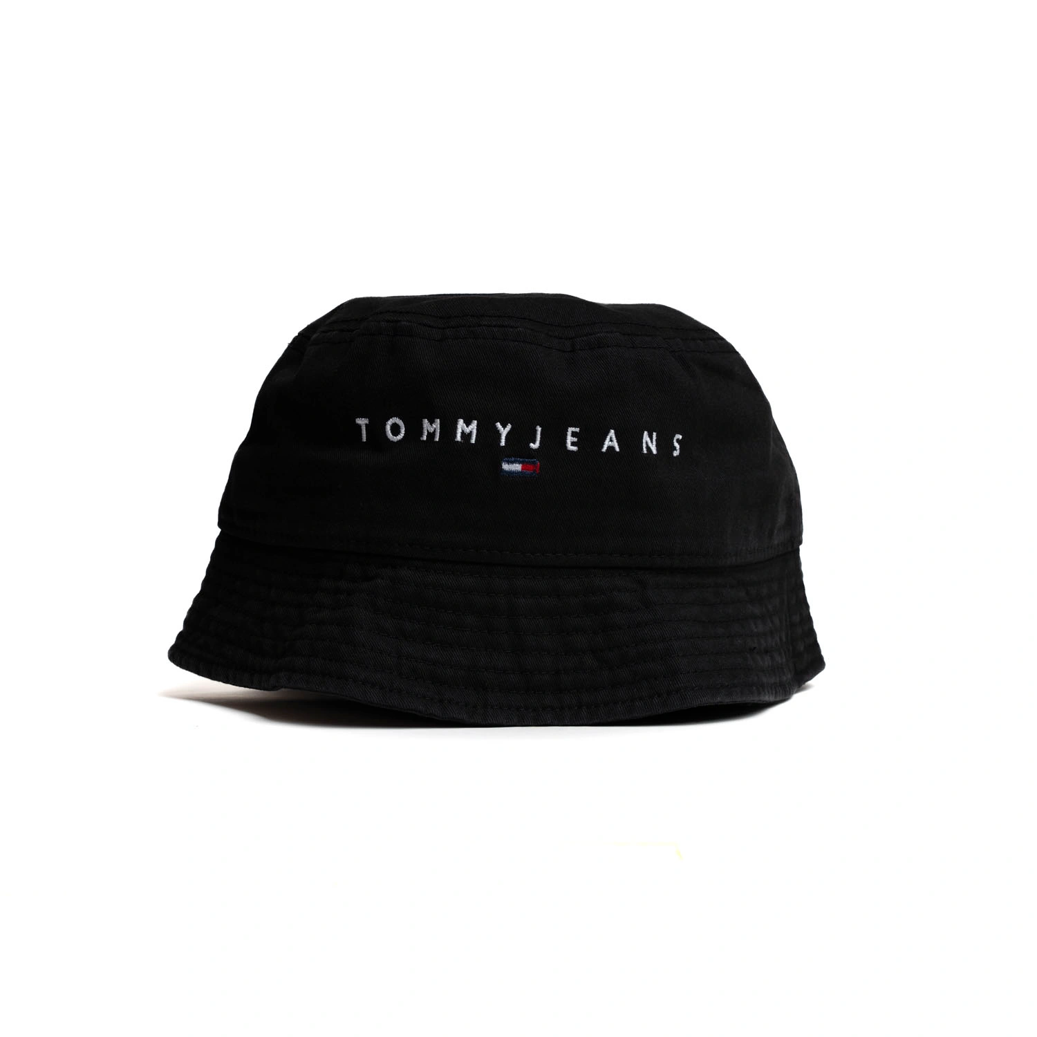 کلاه باکت کتان گلدوزی لوگوفونت tommy