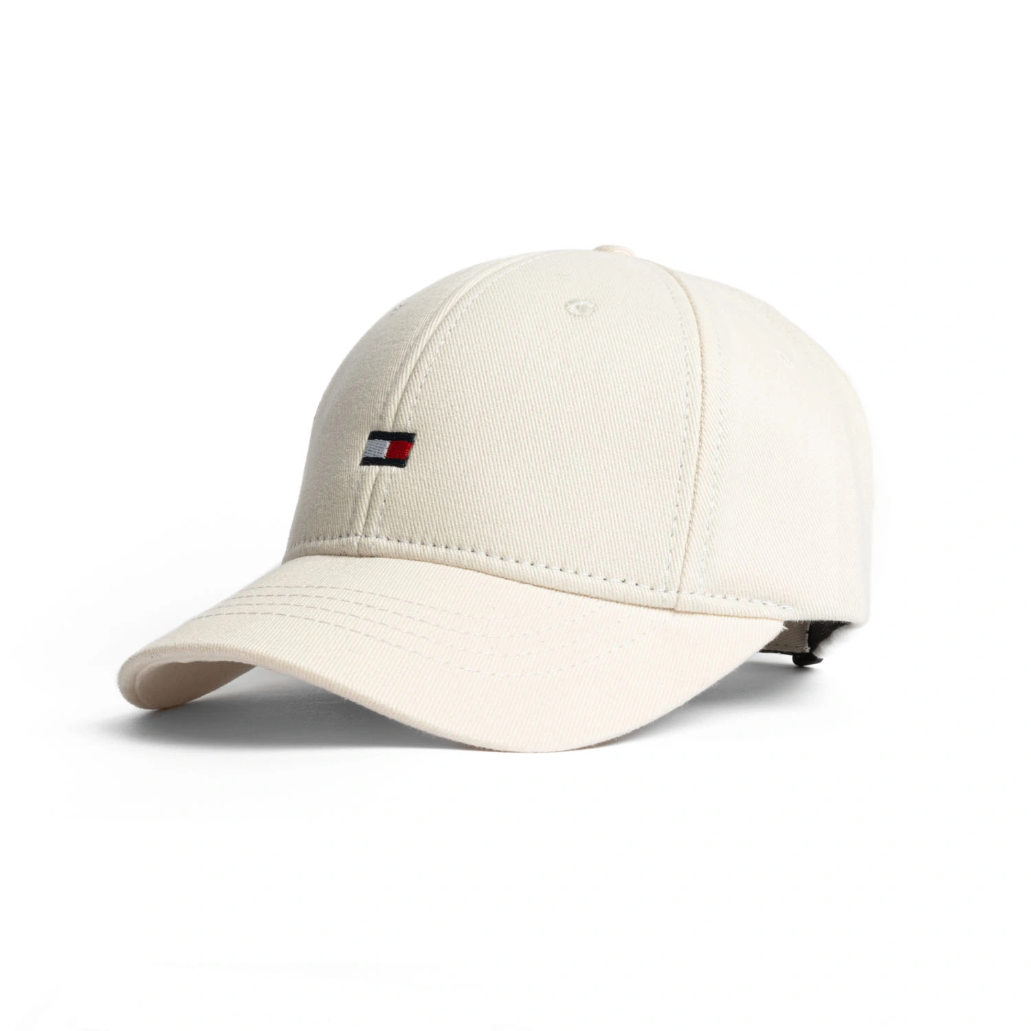  کلاه بیسبالی کتان نقاب کوتاه گلدوزی Tommy