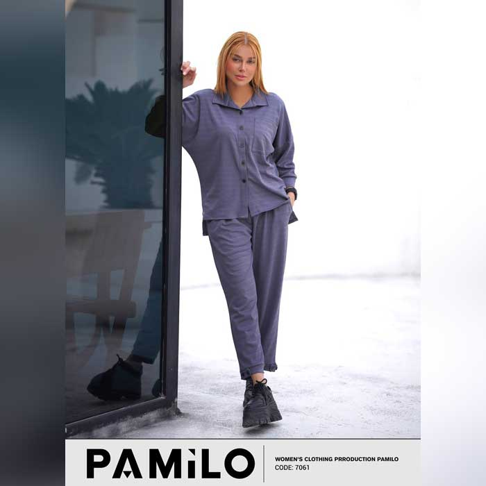 ست پیراهن و شلوار پامیلو Pamilo طرح مام استایل 