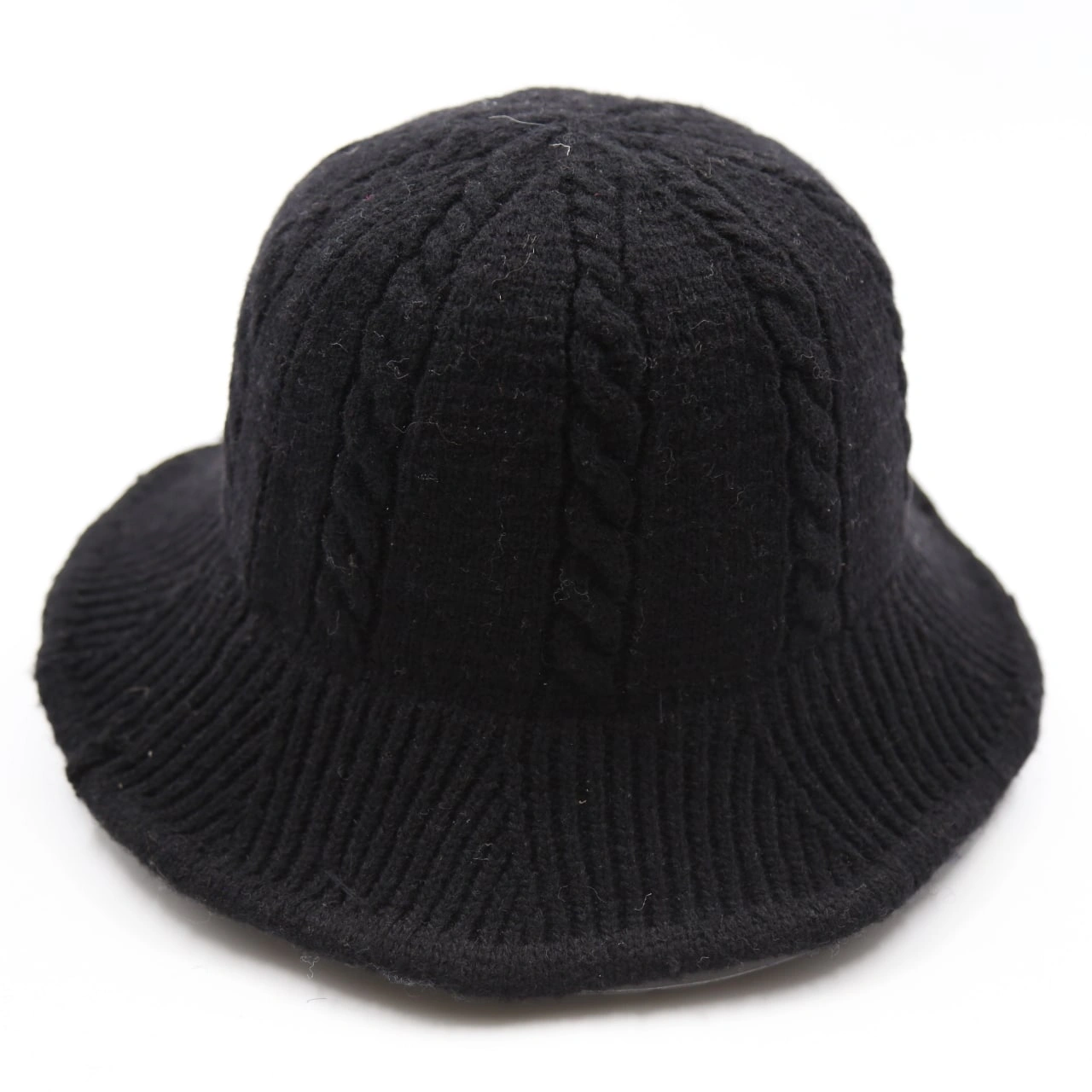 کلاه باکت بافت کلوش با طرح 8 مارپیچ