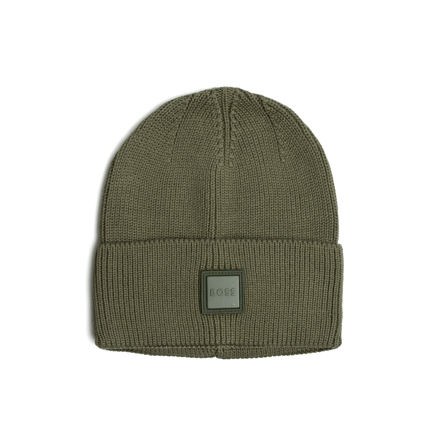 کلاه آکرلیک بافت لبه برگرد مارک ژلاتینی BOSS