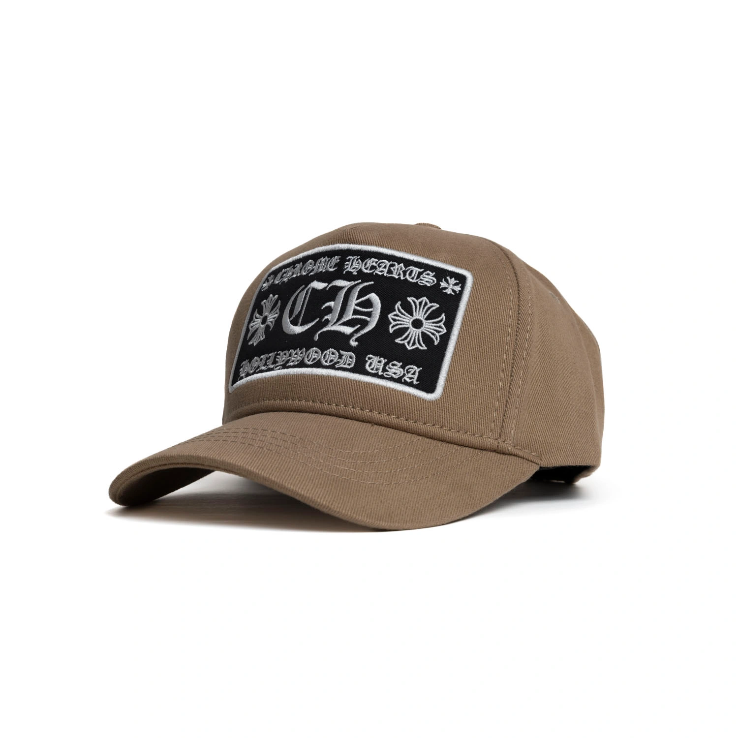 کلاه بیسبالی کتان تراکر B500 پچ Chrome Hearts طرح CH