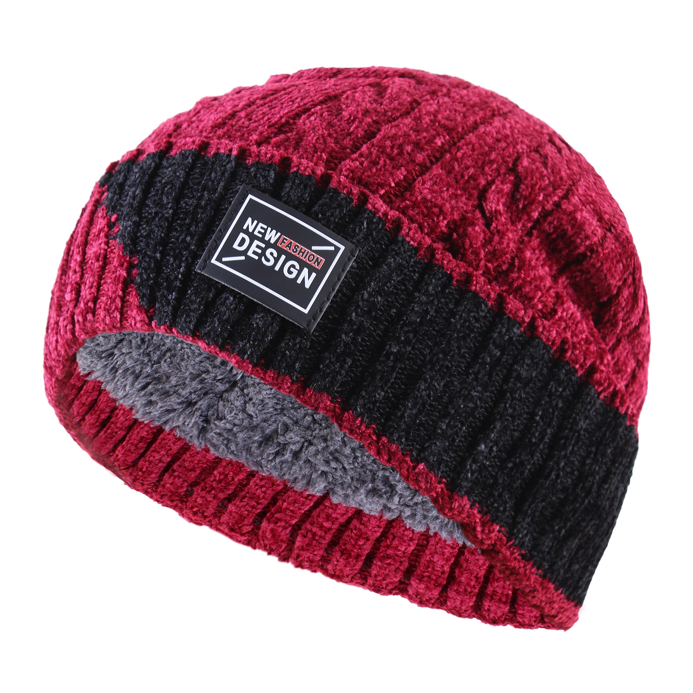 کلاه مردانه مخمل لبه دار  طرح  NEW FASHION DESIGN
