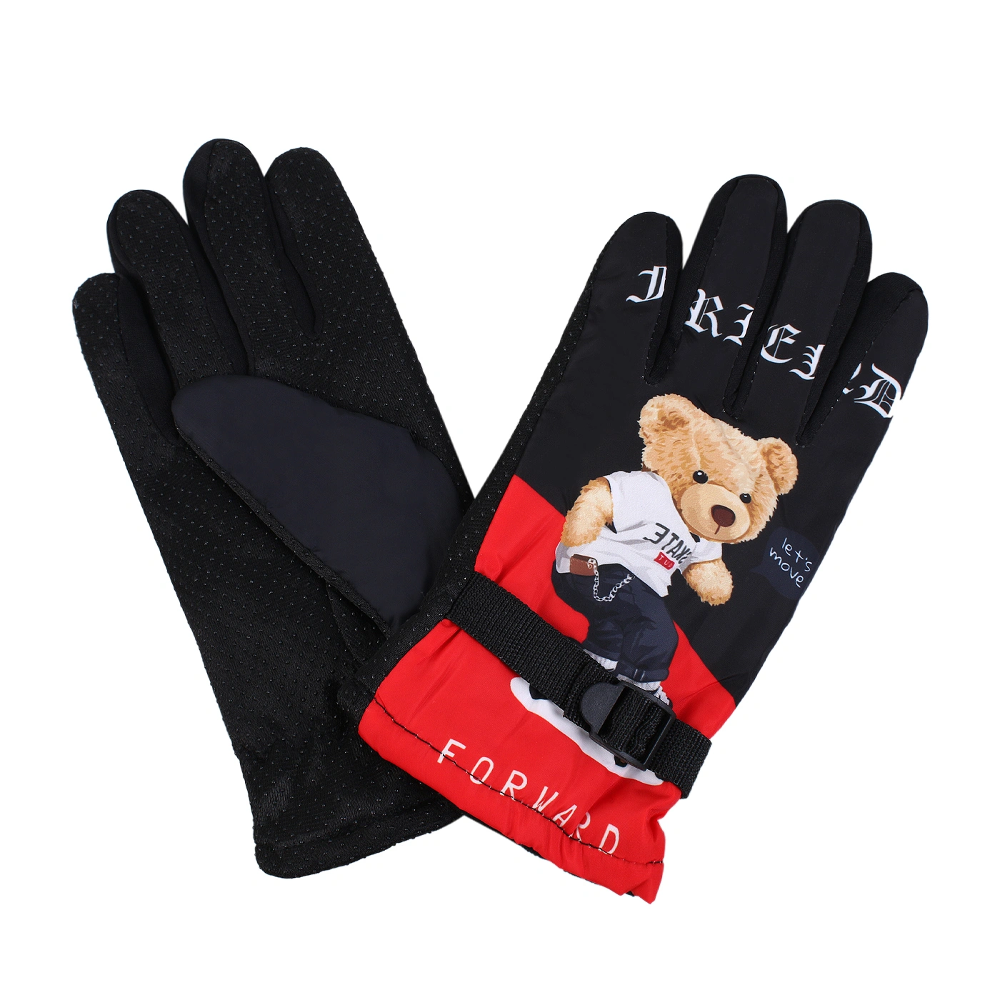 دستکش بچگانه شمعی طرح تدی 