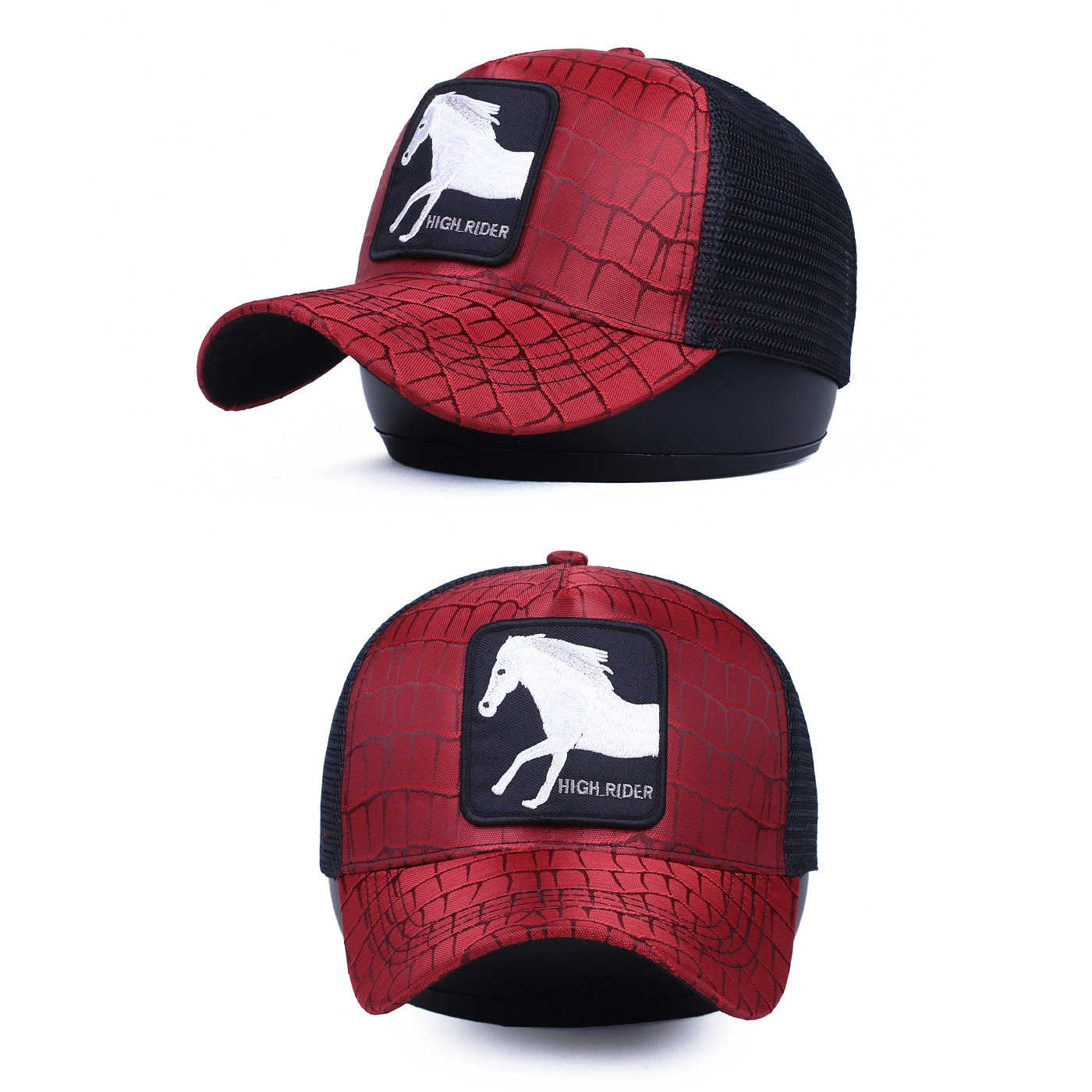 کلاه نقابدار پشت تور گورین اسب